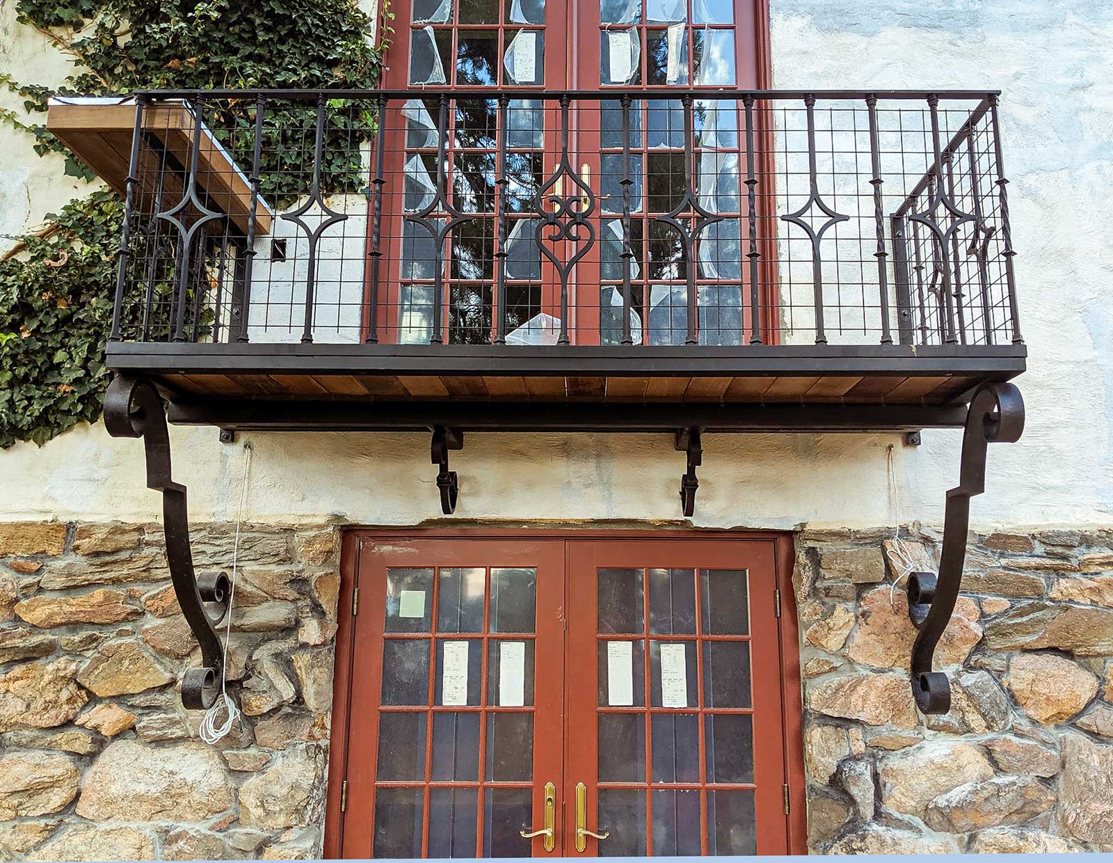 Rancho Tranquilo Genesee Custom Iron Exterior Balcony